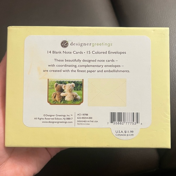 14 Blank Note Cards designer greetings These beautifully designed note cards new - Picture 2 of 6